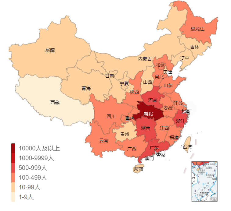 肺炎最新地图