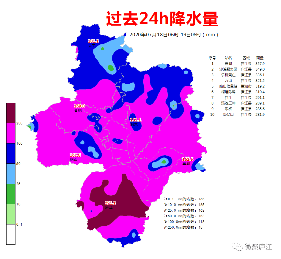 庐江县最新汛情